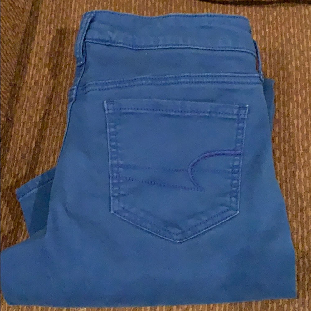 American Eagle Jeggings. Royal Blue 💙